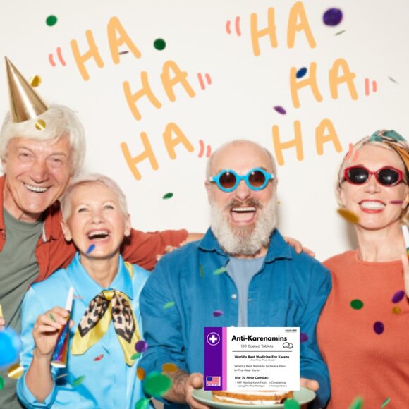 Novelty Prank Medicine Box Anti-Karenamins Funny Prescription Gag Gift Exchange - Picture 5 of 10